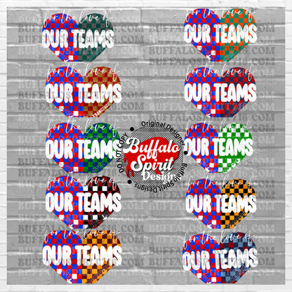 For the Love of Our Teams HEART FOOTBALL Bundle *DIGITAL PRODUCT*