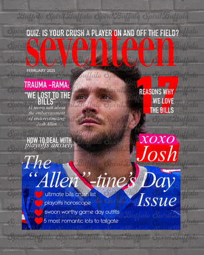 Seventeen Magazine Josh Allen *Digital Product*