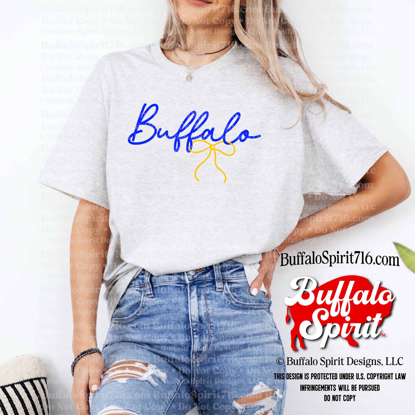 Buffalo Bow | Buffalo Hockey Shirt