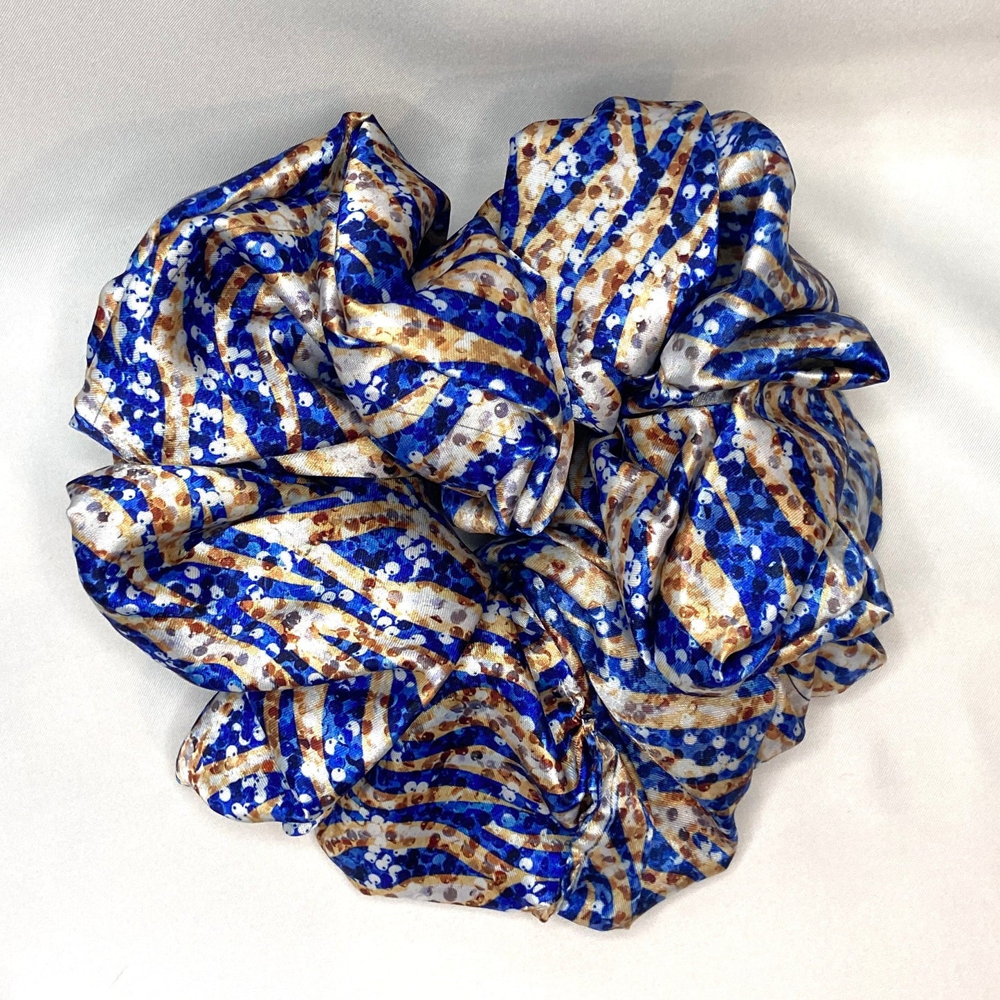 Buffalo Stripes Hockey JUMBO Scrunchie