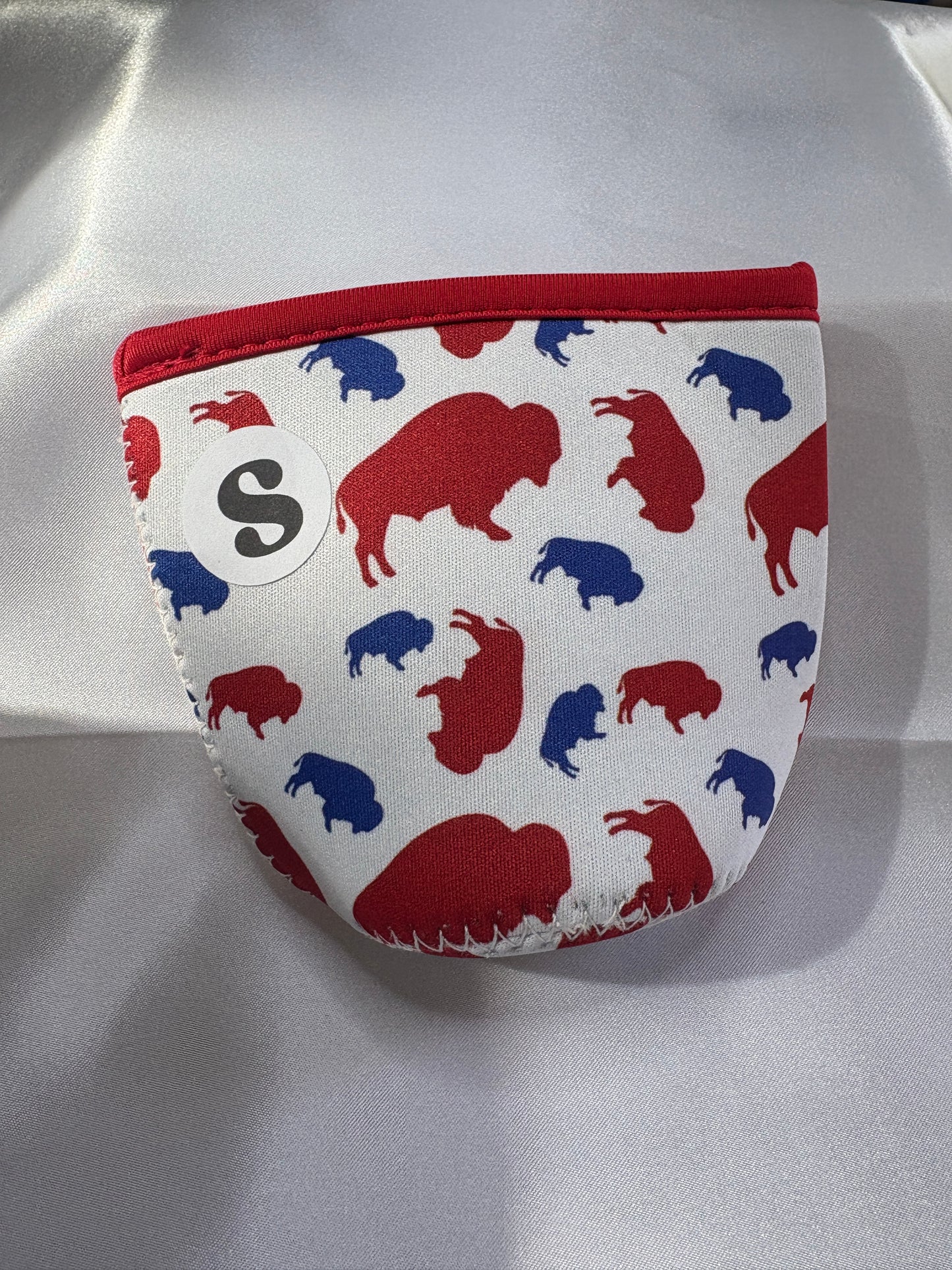 Classic Buffalo Football Cup Sleeve Buffalo Football Cup Sleeve | Neoprene Drink Sleeve in 3 Sizes