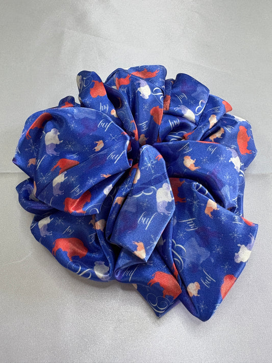 Pretty Buffalo Football Satin Scrunchie | Standard & Jumbo
