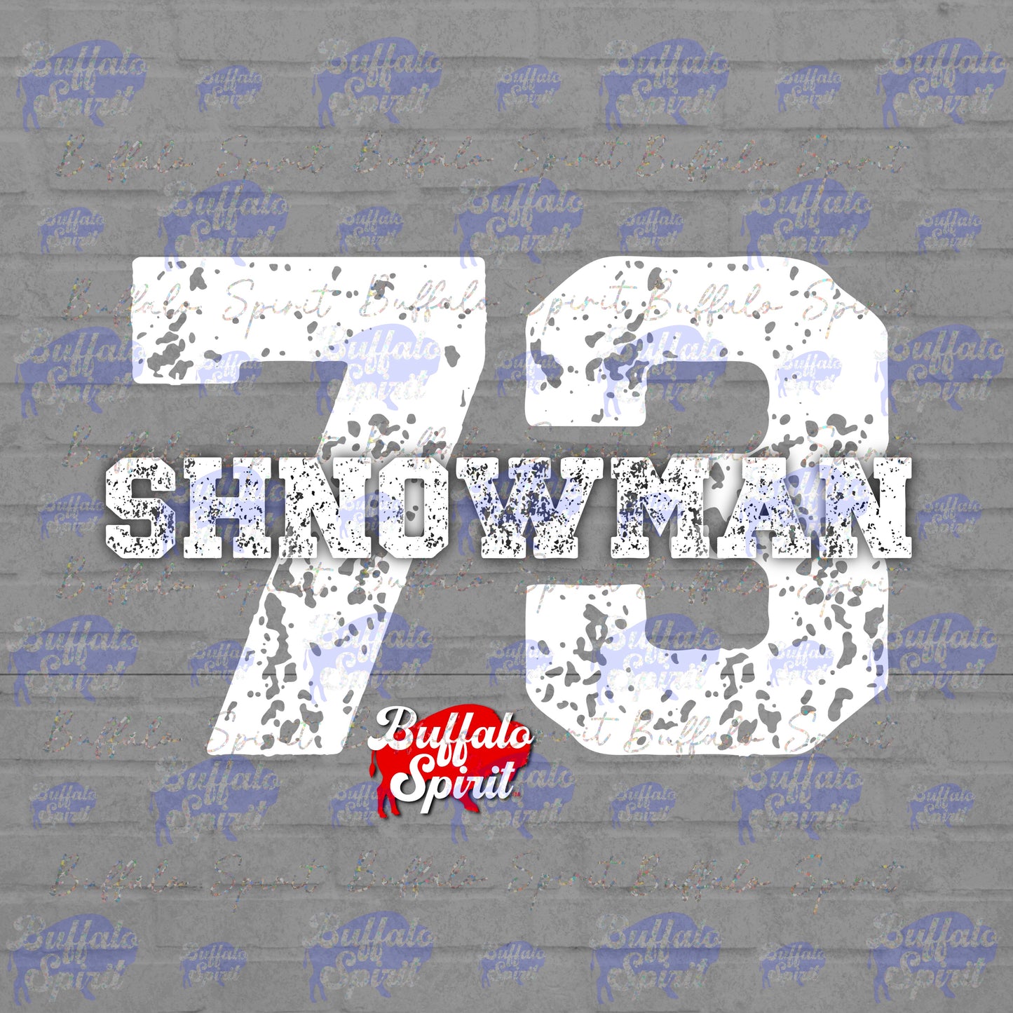 Players Distressed Numbers