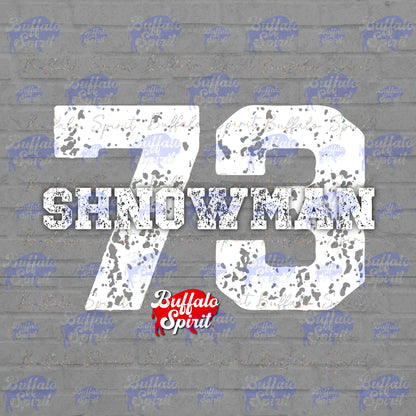 Players Distressed Numbers