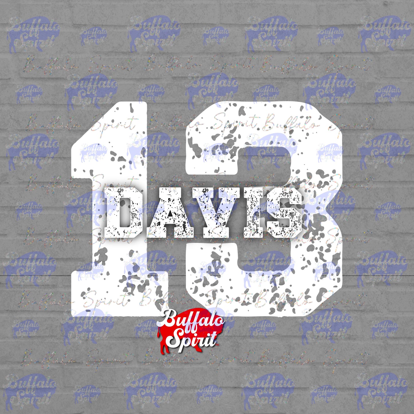 Players Distressed Numbers