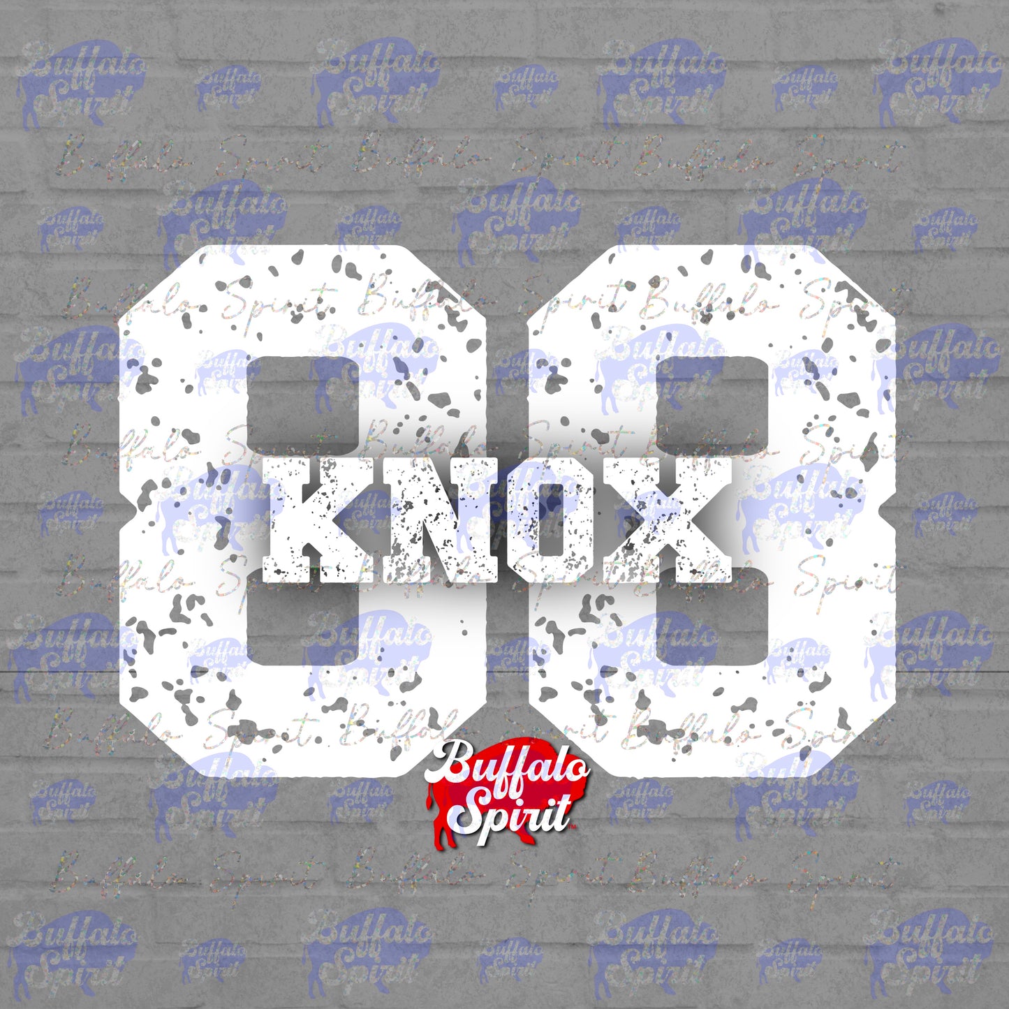 Players Distressed Numbers