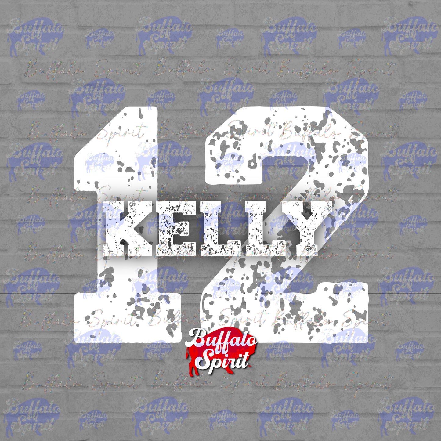 Players Distressed Numbers