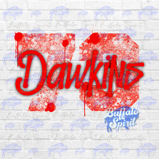 Players Graffiti Numbers