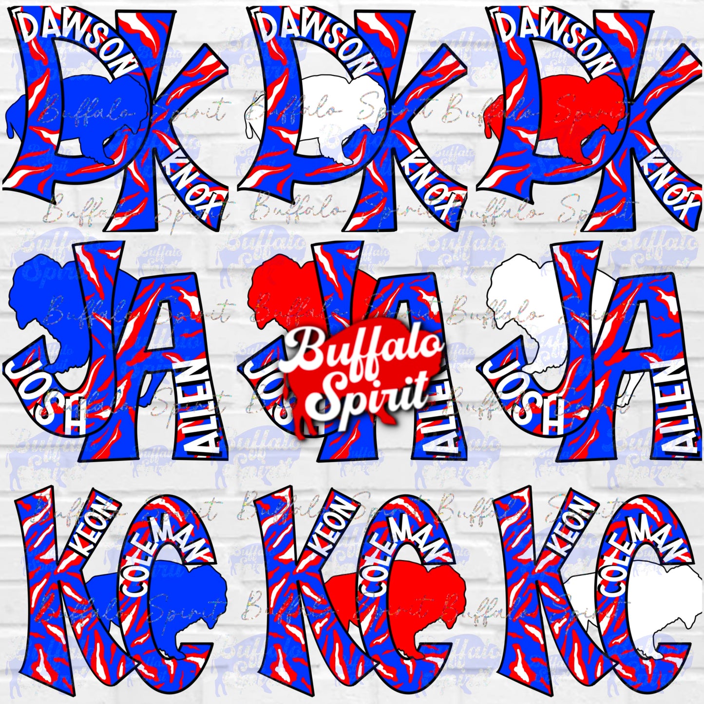 Player Intials Bundle