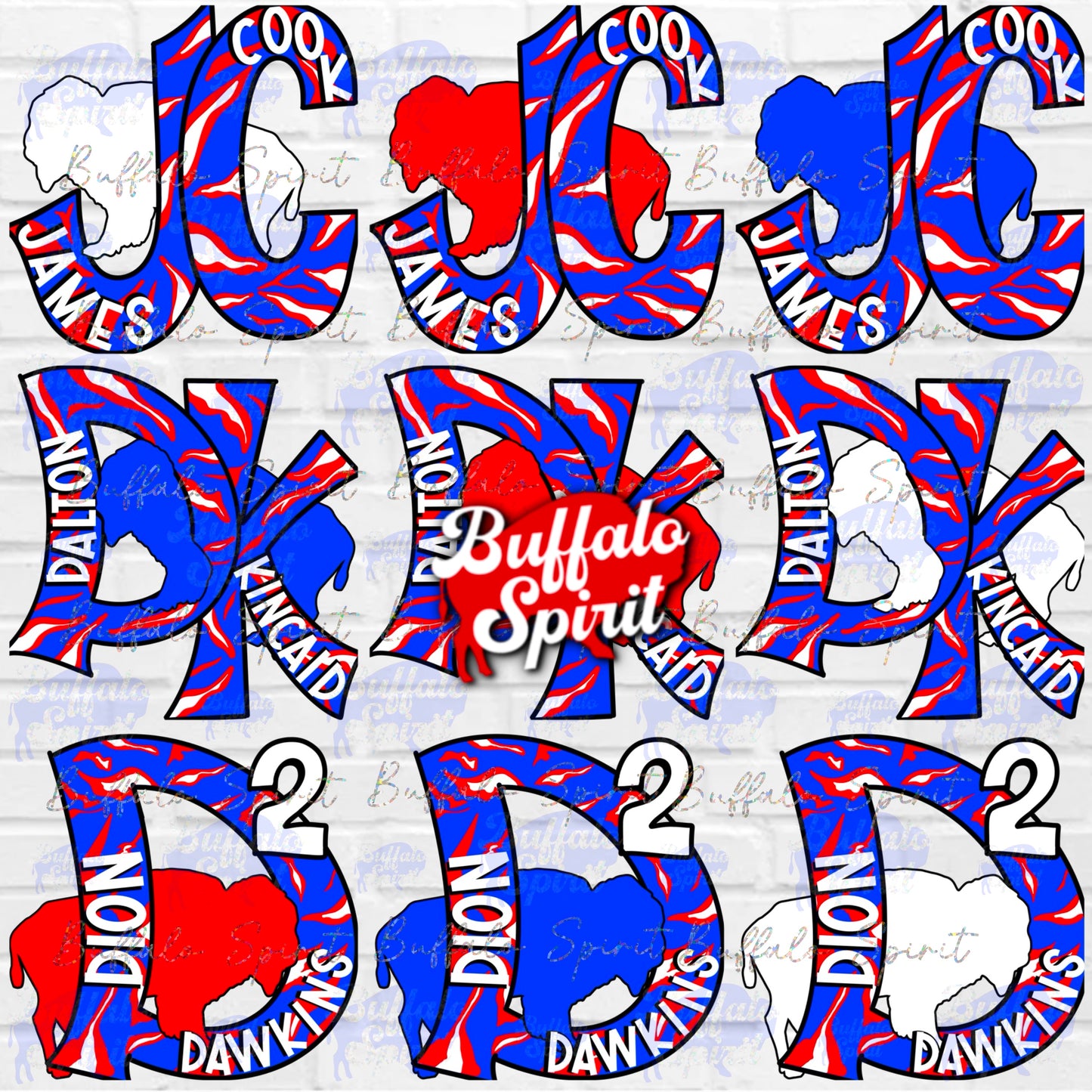 Player Intials Bundle