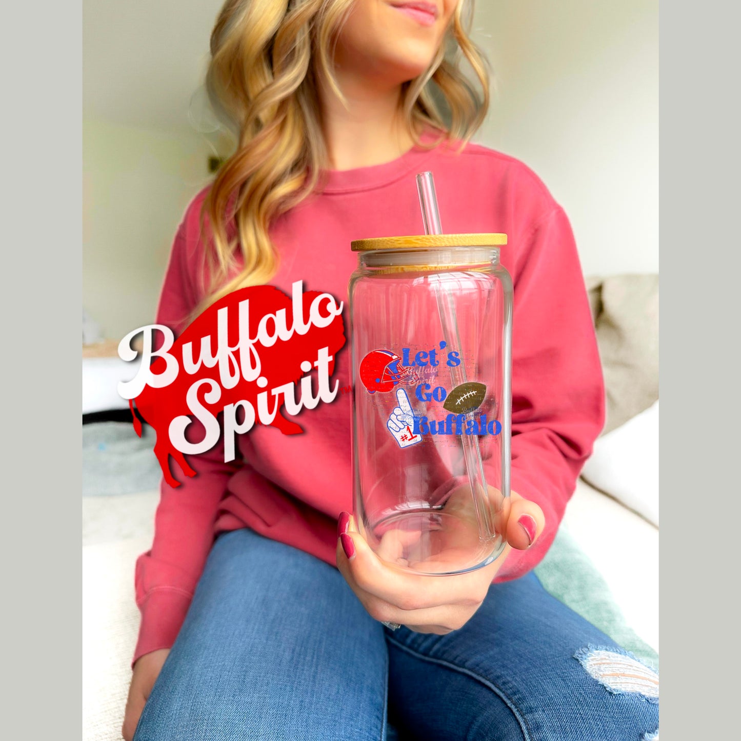 Retro Let’s Go Buffalo *Digital Product* - Retro Buffalo PNG, Buffalo Football PNG