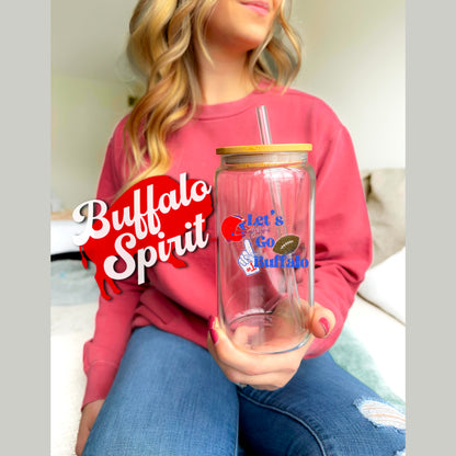 Retro Let’s Go Buffalo *Digital Product* - Retro Buffalo PNG, Buffalo Football PNG