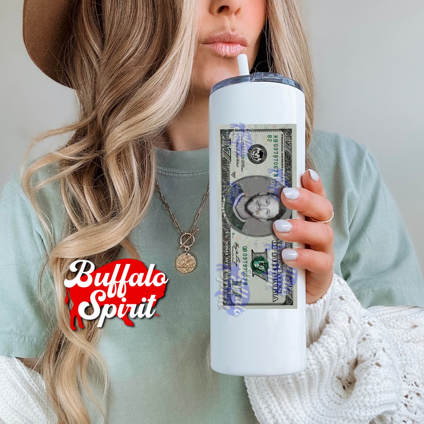 Josh is Money *Digital Product* - Josh Allen $17 Bill PNG Design