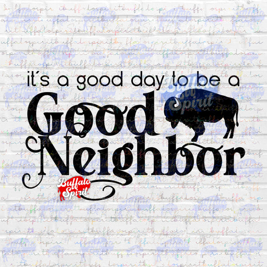 Good Neighbor *Digital Product* - Buffalo PNG, City of Buffalo PNG