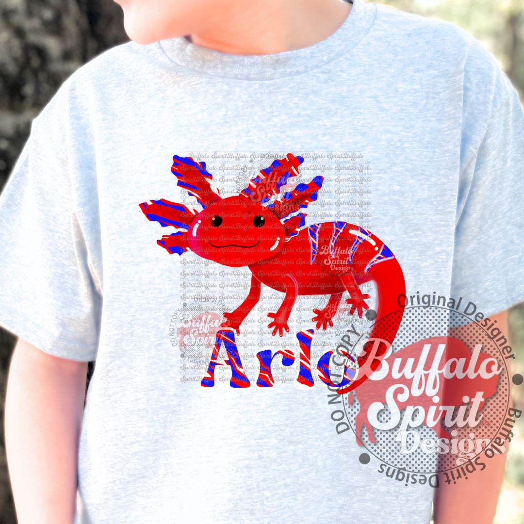 CUSTOM Buffalo Axolotl Shirt