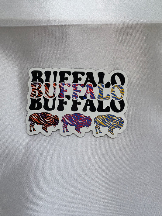 Triple Buffalo Magnet