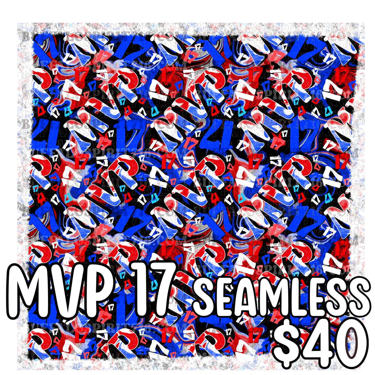 MVP 17 Seamless Pattern*Digital Product*