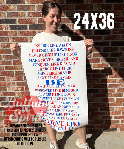 Billieve Like Buffalo Poster