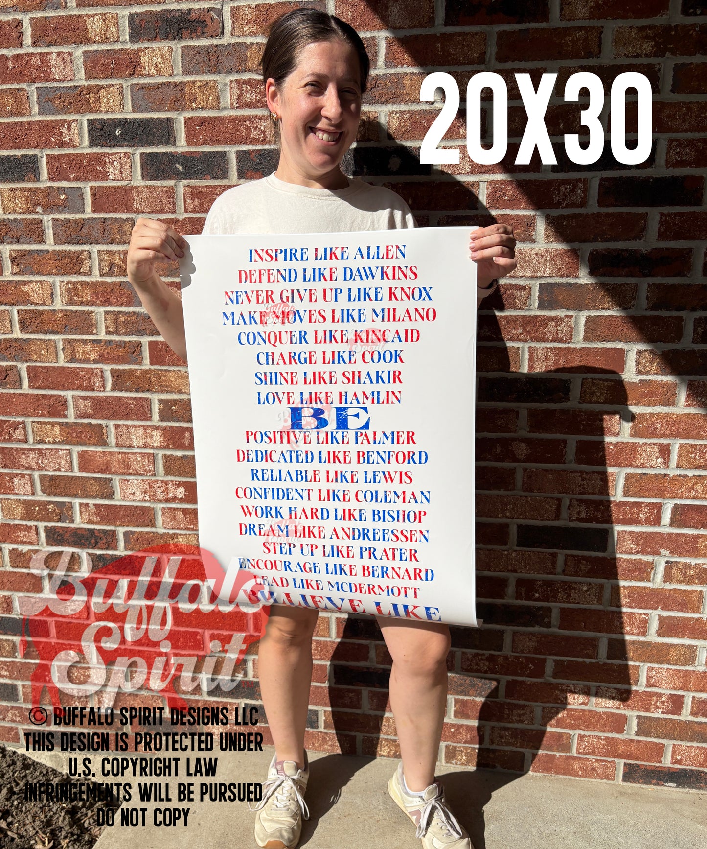 Billieve Like Buffalo Poster