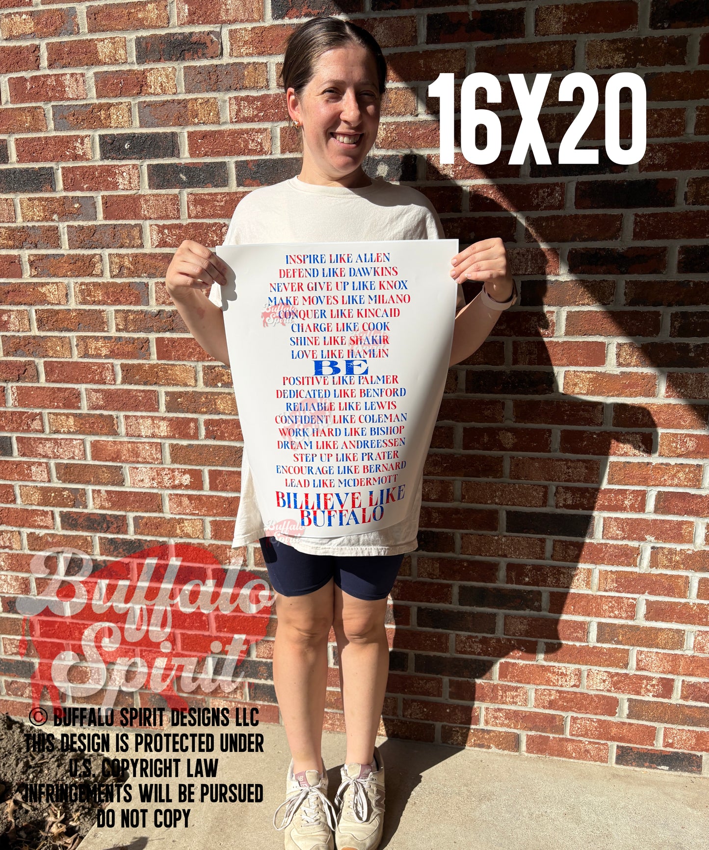 Billieve Like Buffalo Poster