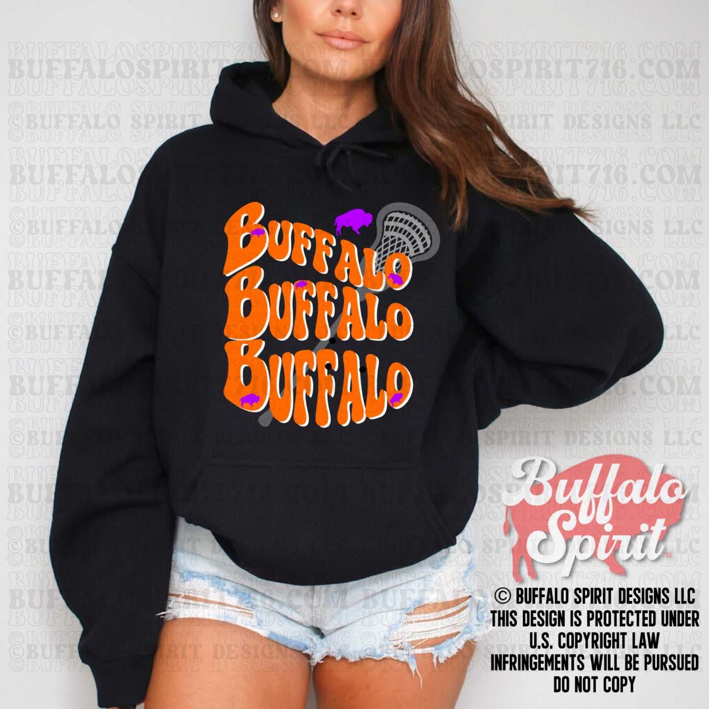 Buffalo Buffalo Buffalo | Buffalo Lacrosse Shirt