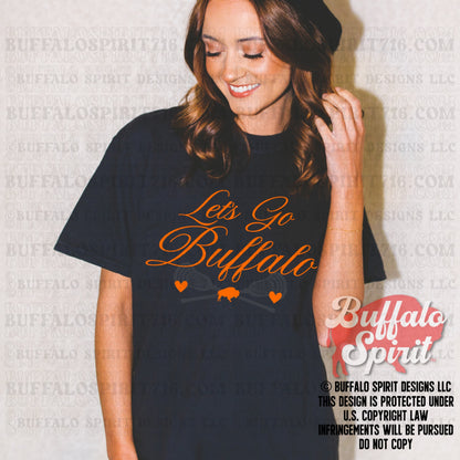 Let's Go Buffalo Sticks | Buffalo Lacrosse Shirt