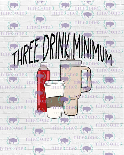 Three Drink Minimum