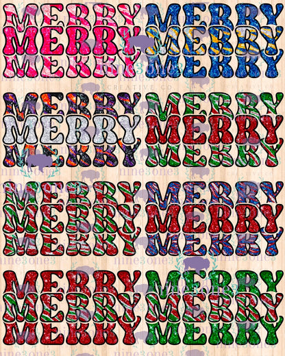 Merry Merry Merry - Christmas PNG Bundle