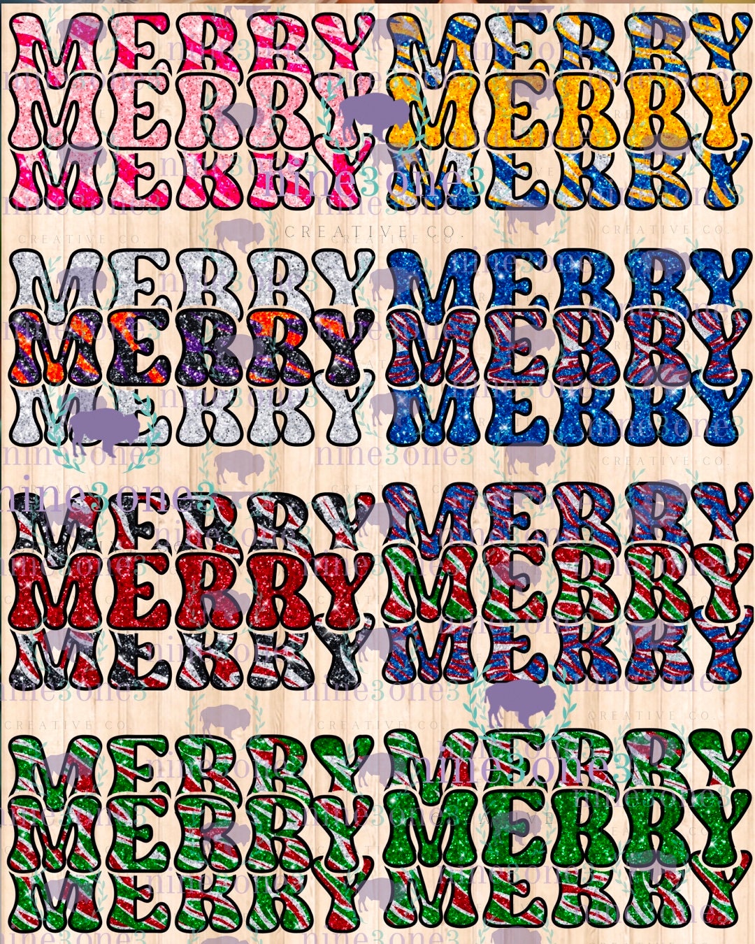 Merry Merry Merry - Christmas PNG Bundle