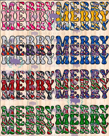 Merry Merry Merry - Christmas PNG Bundle