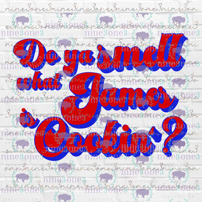 Do Smell What James is Cooking
