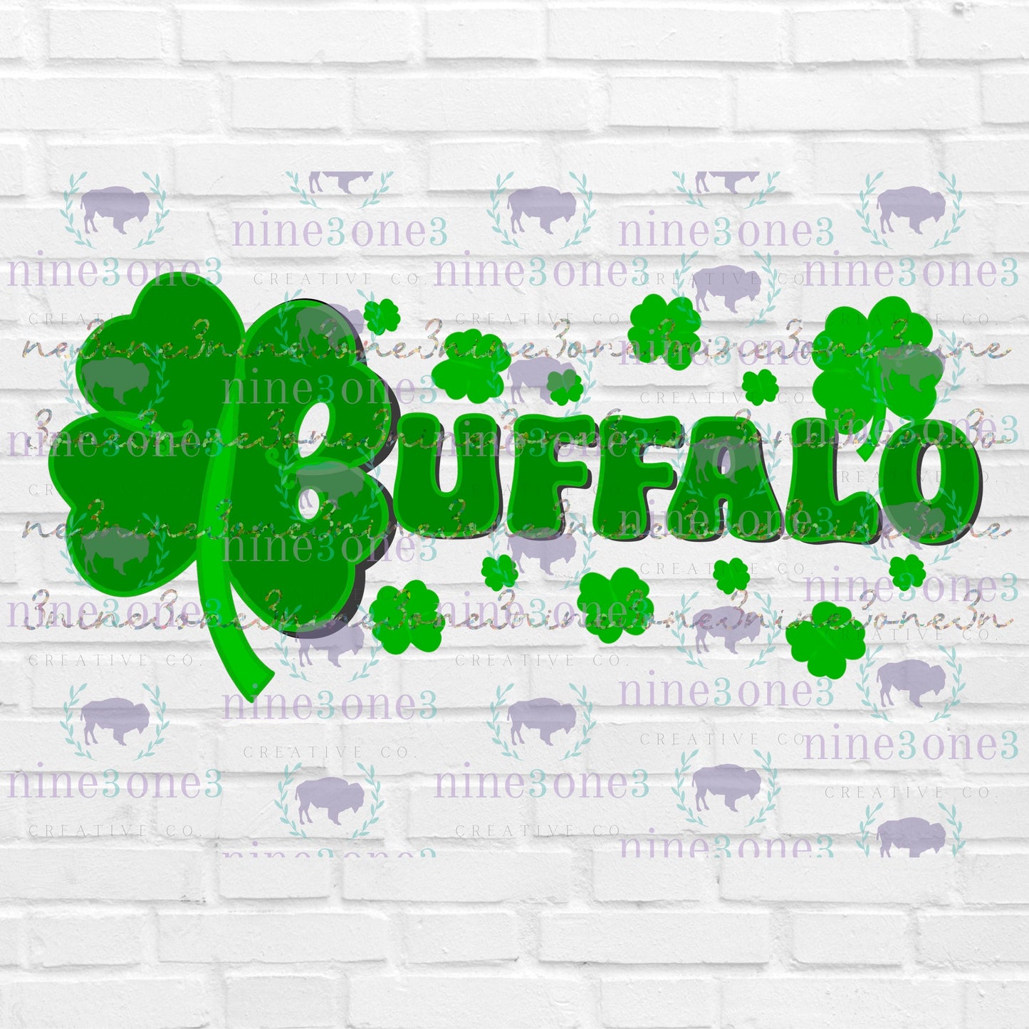 Shamrock Buffalo *Digital Product*