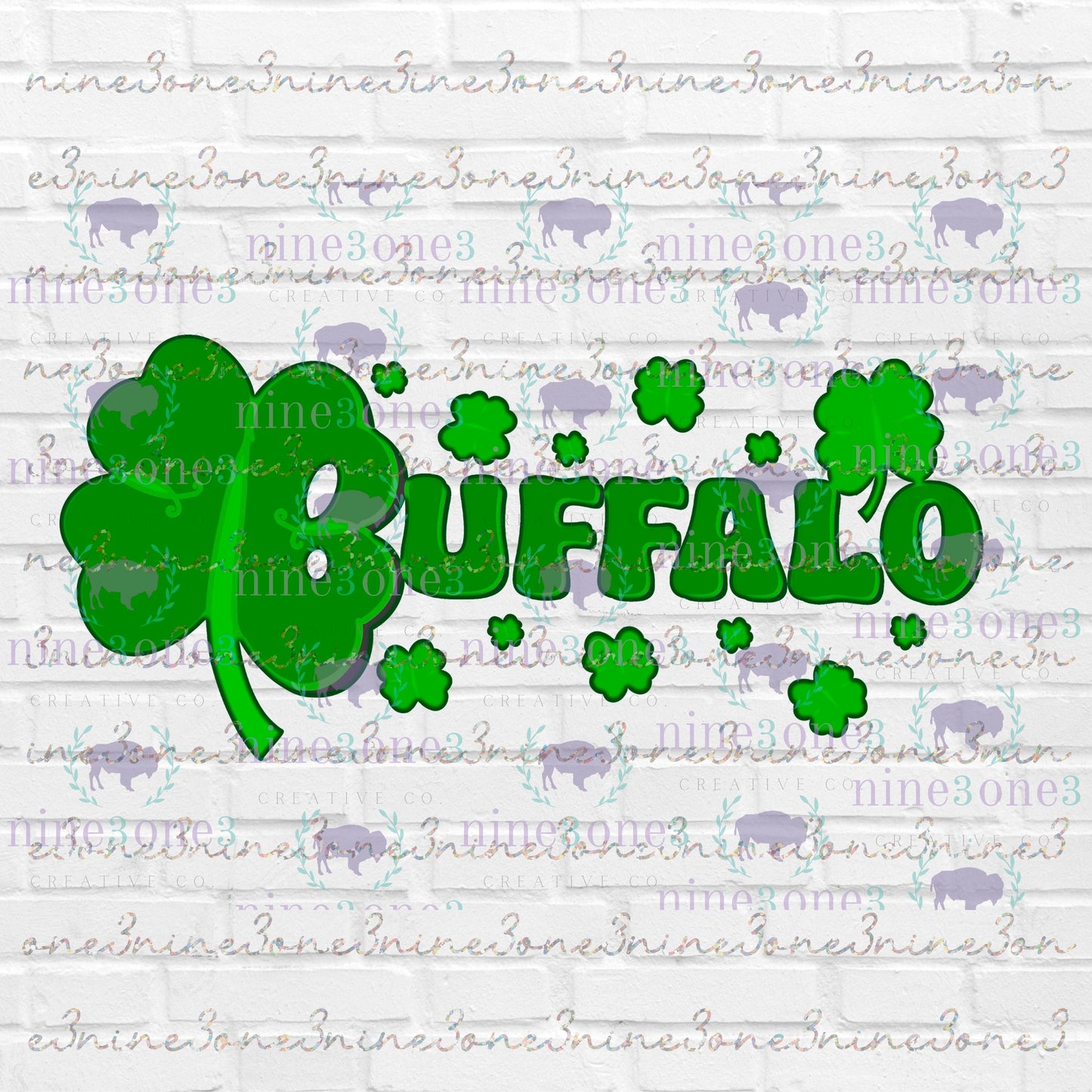 Shamrock Buffalo *Digital Product*