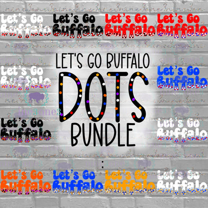 Let's Go Buffalo Groovy Dots Bundle