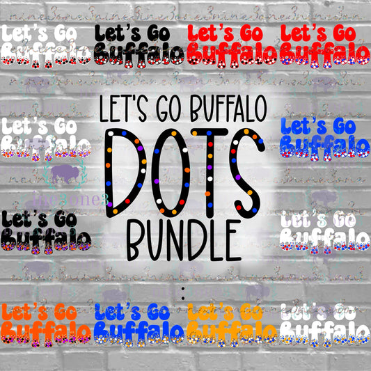 Let's Go Buffalo Groovy Dots Bundle