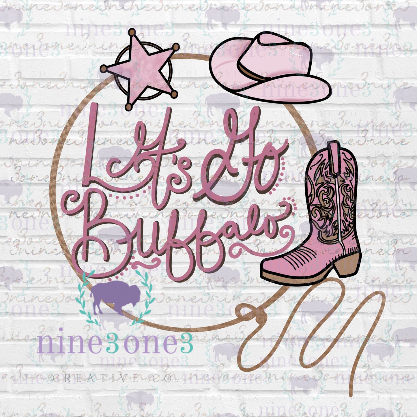 Let's Go Buffalo | Cowgirl