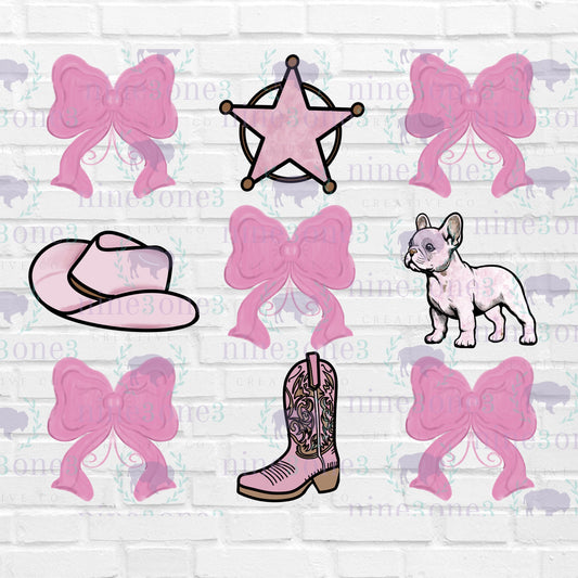 Bows and Frenchies Western