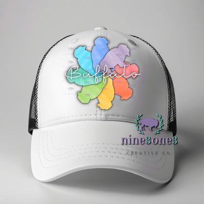 Radial Rainbow Buffalo