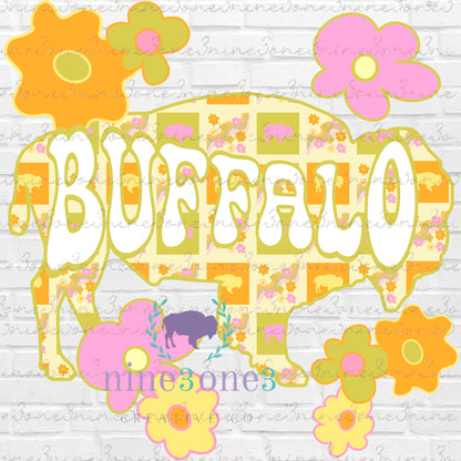 Let's Go Buffalo | Groovy Flowers